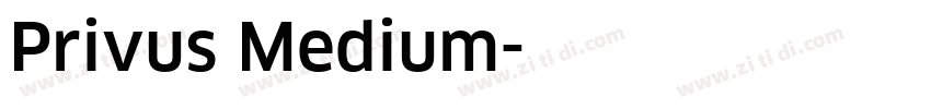 Privus Medium字体转换